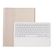 A12B Bluetooth 3.0 Ultra-thin Detachable Bluetooth Keyboard Leather Tablet Case for iPad Air 13 2024 / 2025 / Pro 12.9 inch 2022 / 2021 / 2020 / 2018, with Pen Slot & Holder(Gold) - For iPad Pro by PMC Jewellery | Online Shopping South Africa | PMC Jewellery | Buy Now Pay Later Mobicred