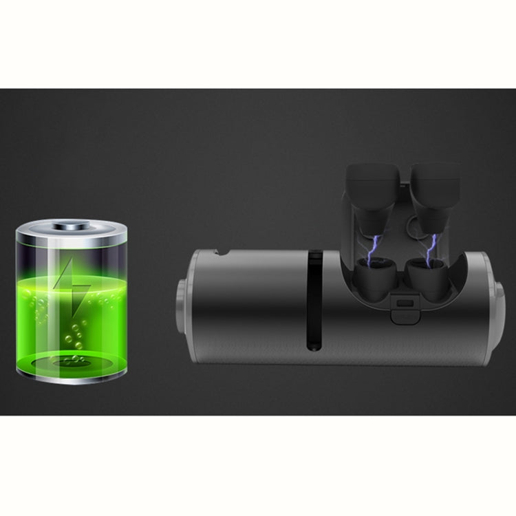 3 in 1 TWS Mini Water-resistant Bluetooth 4.2 Wireless Earphone + Audio + Charging Box