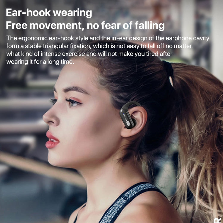 Lenovo Erazer XT60 Pro Bluetooth 5.3 Ear-mounted Sports Wireless Bluetooth Earphone (Black)