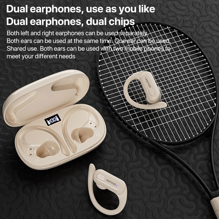 Lenovo Erazer XT60 Pro Bluetooth 5.3 Ear-mounted Sports Wireless Bluetooth Earphone (Black)