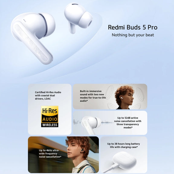 Original Xiaomi Redmi Buds 5 Pro Wireless Bluetooth Earphone (Blue)