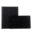 1130B Detachable Bluetooth 3.0 ABS Brushed Texture Keyboard + Lambskin Texture Leather Tablet Case for iPad Pro 11 inch (2018), with Three-gear Adjustment / Magnetic / Sleep Function(Black) - For iPad Pro by PMC TechLife | Online Shopping South Africa | PMC TechLife