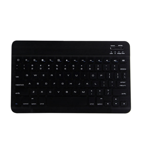 1130B Detachable Bluetooth 3.0 ABS Brushed Texture Keyboard + Lambskin Texture Leather Tablet Case for iPad Pro 11 inch (2018), with Three-gear Adjustment / Magnetic / Sleep Function(Black)