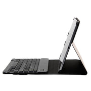 1130B Detachable Bluetooth 3.0 ABS Brushed Texture Keyboard + Lambskin Texture Leather Tablet Case for iPad Pro 11 inch (2018), with Three-gear Adjustment / Magnetic / Sleep Function(Pink)