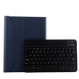 1130B Detachable Bluetooth 3.0 ABS Brushed Texture Keyboard + Lambskin Texture Leather Tablet Case for iPad Pro 11 inch (2018), with Three-gear Adjustment / Magnetic / Sleep Function(Blue) - For iPad Pro by PMC TechLife | Online Shopping South Africa | PMC TechLife