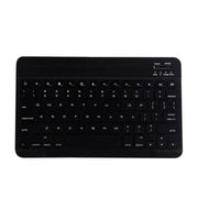 1130B Detachable Bluetooth 3.0 ABS Brushed Texture Keyboard + Lambskin Texture Leather Tablet Case for iPad Pro 11 inch (2018), with Three-gear Adjustment / Magnetic / Sleep Function(Blue)