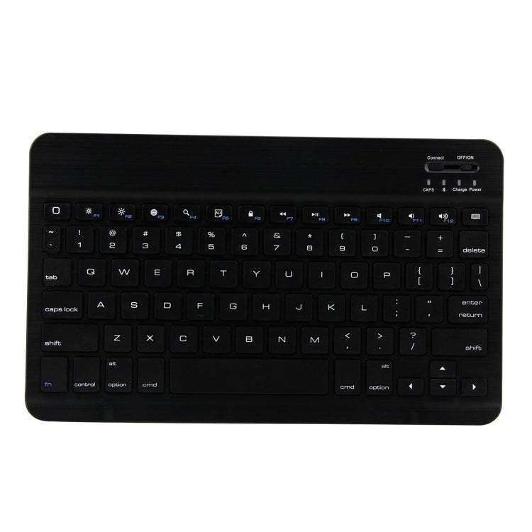 FT-1030 Bluetooth 3.0 ABS Brushed Texture Keyboard + Skin Texture Leather Tablet Case for iPad Air / Air 2 / iPad Pro 9.7 inch, with Three-gear Angle Adjustment / Magnetic / Sleep Function (Black)
