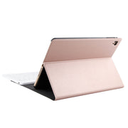 FT-1030 Bluetooth 3.0 ABS Brushed Texture Keyboard + Skin Texture Leather Tablet Case for iPad Air / Air 2 / iPad Pro 9.7 inch, with Three-gear Angle Adjustment / Magnetic / Sleep Function (Pink)