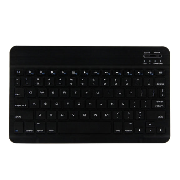 FT-1030 Bluetooth 3.0 ABS Brushed Texture Keyboard + Skin Texture Leather Tablet Case for iPad Air / Air 2 / iPad Pro 9.7 inch, with Three-gear Angle Adjustment / Magnetic / Sleep Function (Blue)