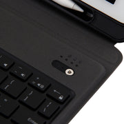 T-201D Detachable Bluetooth 3.0 Ultra-thin Keyboard + Lambskin Texture Leather Tablet Case for iPad Air / Air 2 / iPad Pro 9.7 inch, Support Multi-angle Adjustment / Backlight (Blue)
