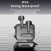 D MOOSTER D03 Suitcase Shape IPX4 TWS Wireless Bluetooth 5.0 Earphone (Transparent)