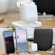 8 Pin Stouch Aluminum Desktop Station Dock Charger for iPhone (Black)