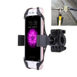 360 Degree Rotation Bicycle Phone Holder with Flexible Stretching Clip for iPhone 7 & 7 Plus / iPhone 6 & 6 Plus / iPhone 5 & 5C & 5s(Black) - Holders by PMC TechLife | Online Shopping South Africa | PMC TechLife | Buy Now Pay Later Mobicred