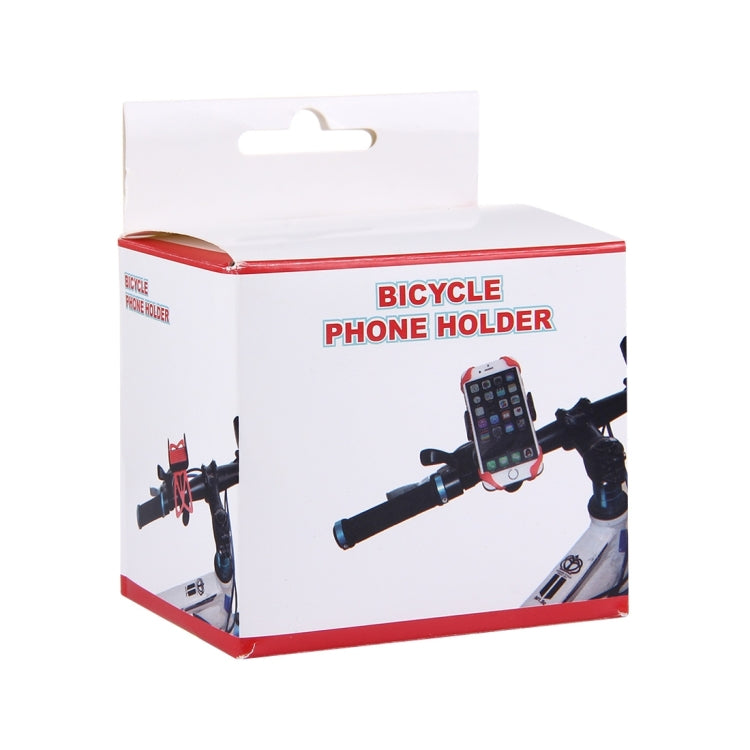 360 Degree Rotation Bicycle Phone Holder with Flexible Stretching Clip for iPhone 7 & 7 Plus / iPhone 6 & 6 Plus / iPhone 5 & 5C & 5s(Black)