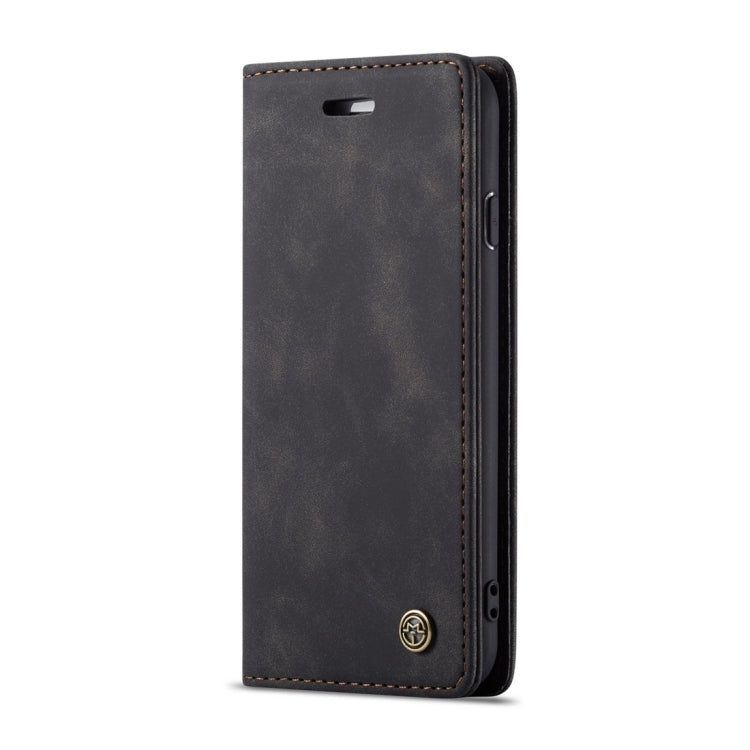 CaseMe-013 Multifunctional Retro Frosted Horizontal Flip Leather Case for iPhone 6 / 6s, with Card Slot & Holder & Wallet(Black)
