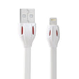REMAX RC-035i Laser Series 1m 2.1A 8 Pin to USB Data Sync Charger Cable with LED Indicator(White) - Normal Style Cable by REMAX | Online Shopping South Africa | PMC TechLife | Buy Now Pay Later Mobicred