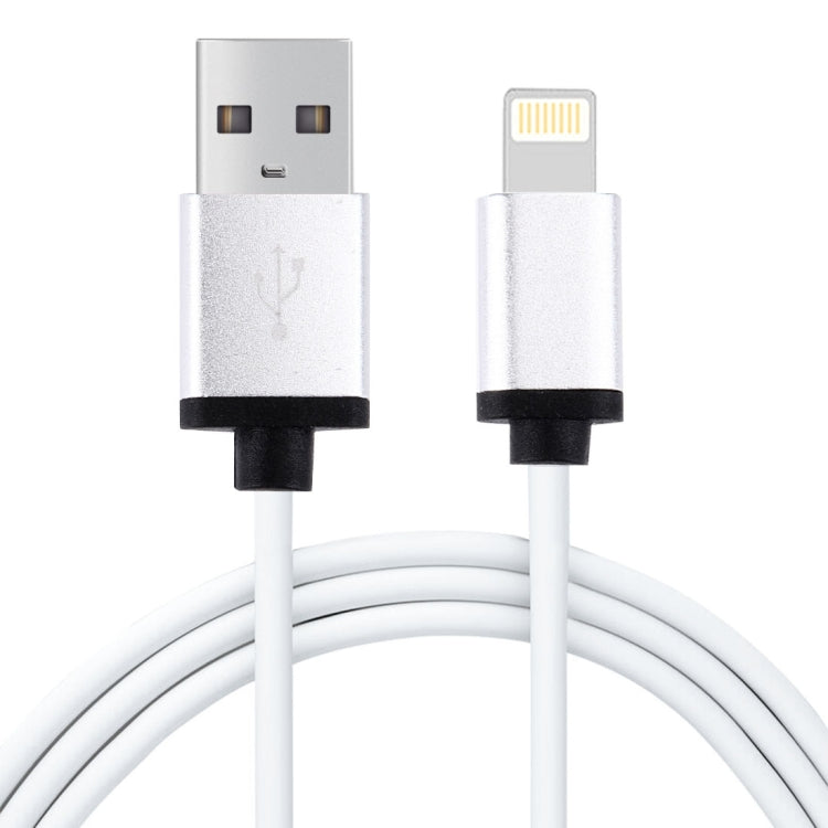 1m 3A 8 Pin to USB Data Sync Charging Cable for iPhone, iPad, Diameter: 4 cm(White)