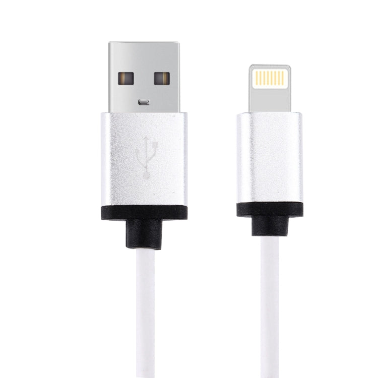 1m 3A 8 Pin to USB Data Sync Charging Cable for iPhone, iPad, Diameter: 4 cm(White)