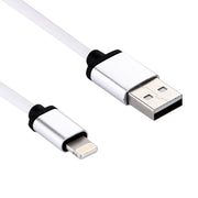 1m 3A 8 Pin to USB Data Sync Charging Cable for iPhone, iPad, Diameter: 4 cm(White)