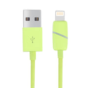 1m Circular Bobbin Gift Box Style 8 Pin to USB Data Sync Cable with Indicator for iPhone, iPad(Green)