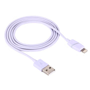1m Circular Bobbin Gift Box Style 8 Pin to USB Data Sync Cable with Indicator for iPhone, iPad(Purple)