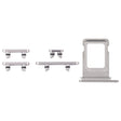 For iPhone 16 Pro Original SIM Card Tray + Side Keys (White) - free shipping - PMC Jewellery - Order now!