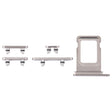 For iPhone 16 Pro Max Original SIM Card Tray + Side Keys (Silver) - Others by PMC Jewellery | Online Shopping South Africa | PMC Jewellery | Buy Now Pay Later Mobicred