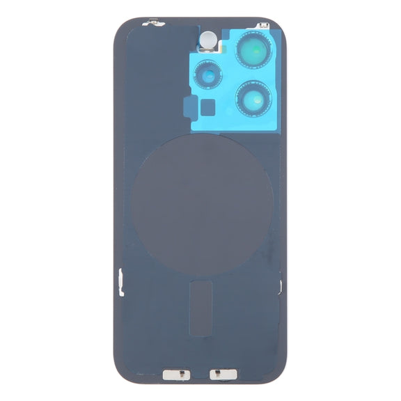 For iPhone 16 Pro Max Original Glass Battery Back Cover with Camera Lens Cover(White)