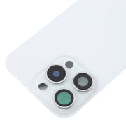 For iPhone 16 Pro Max Original Glass Battery Back Cover with Camera Lens Cover(White)