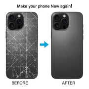 For iPhone 16 Pro Max Original Glass Battery Back Cover with Camera Lens Cover(White)