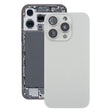 For iPhone 16 Pro Max Original Glass Battery Back Cover with Camera Lens Cover + MagSafe Magnet(Silver) - Back Cover by PMC Jewellery | Online Shopping South Africa | PMC Jewellery | Buy Now Pay Later Mobicred
