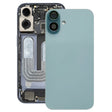 For iPhone 16 Plus Battery Back Cover with Camera Lens Cover(Green) -  by PMC TechLife | Online Shopping South Africa | PMC TechLife | Buy Now Pay Later Mobicred