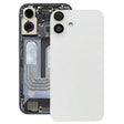 For iPhone 16 Plus Battery Back Cover with Camera Lens Cover(White) - free shipping - PMC TechLife - Order now!