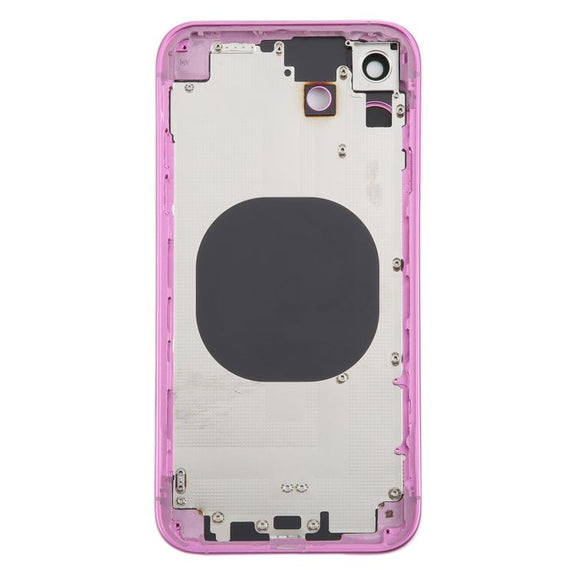 Back Cover with Appearance Imitation of iP16 for iPhone XR(Pink)