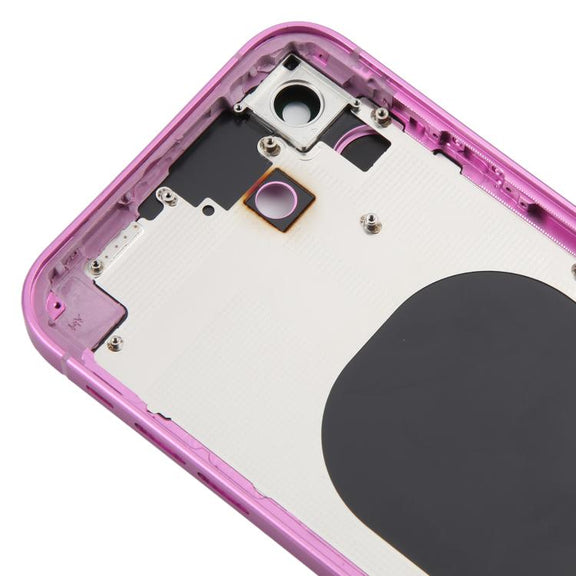 Back Cover with Appearance Imitation of iP16 for iPhone XR(Pink)