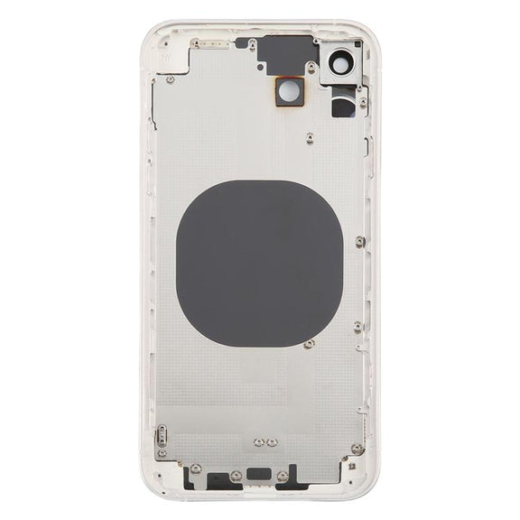 Back Cover with Appearance Imitation of iP16 for iPhone XR(White)