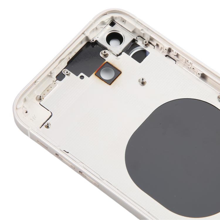 Back Cover with Appearance Imitation of iP16 for iPhone XR(White)