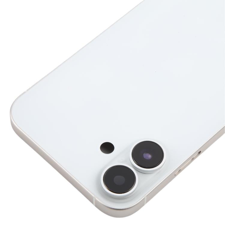 Back Cover with Appearance Imitation of iP16 for iPhone XR(White)