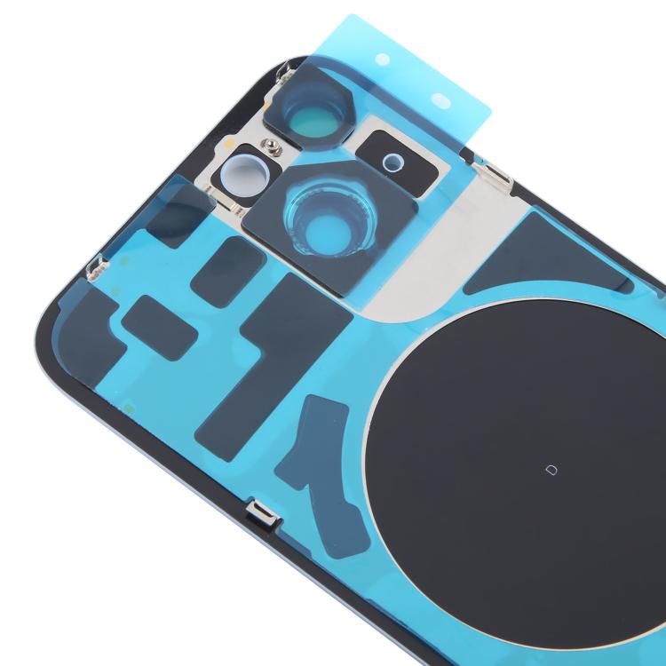 For iPhone 14 China Version Battery Back Cover with Middle Frame(Blue)