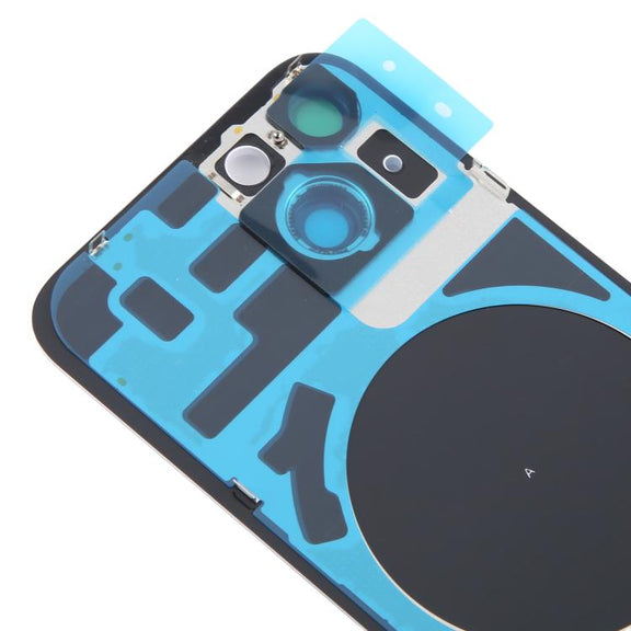 For iPhone 14 China Version Battery Back Cover with Middle Frame(Purple)