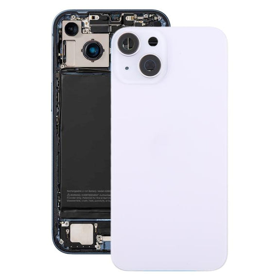 For iPhone 14 China Version Battery Back Cover with Middle Frame(Purple)