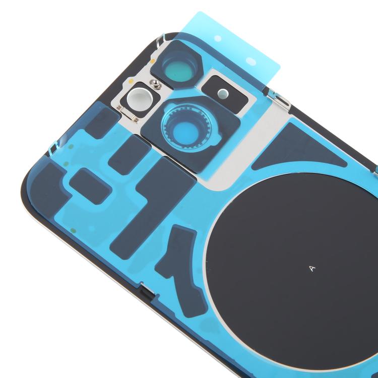 For iPhone 14 China Version Battery Back Cover with Middle Frame(White)