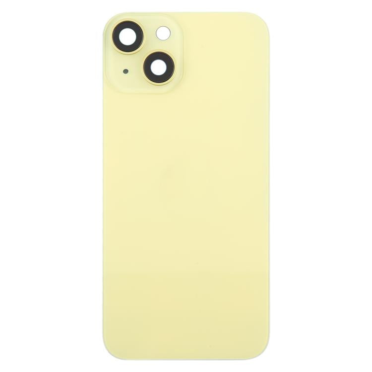 For iPhone 14 China Version Battery Back Cover with Middle Frame(Yellow)