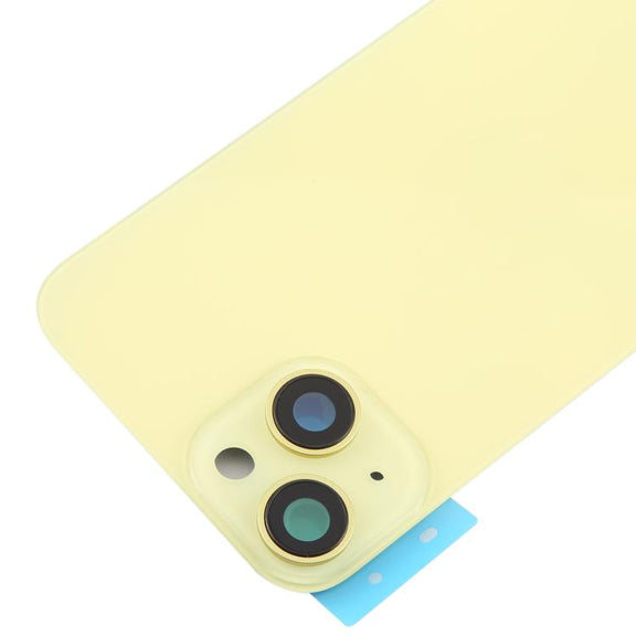 For iPhone 14 China Version Battery Back Cover with Middle Frame(Yellow)