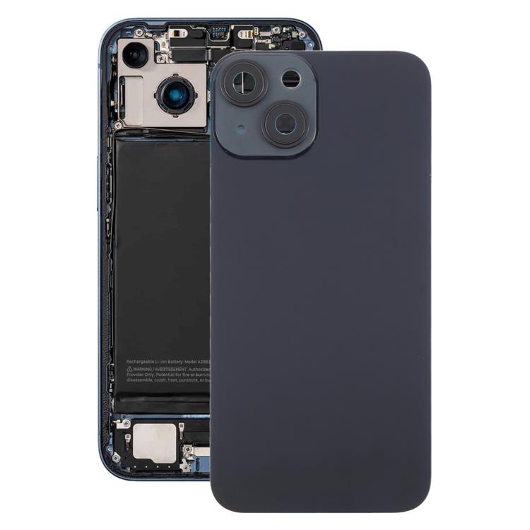 For iPhone 14 EU Version Battery Back Cover with Middle Frame(Black)