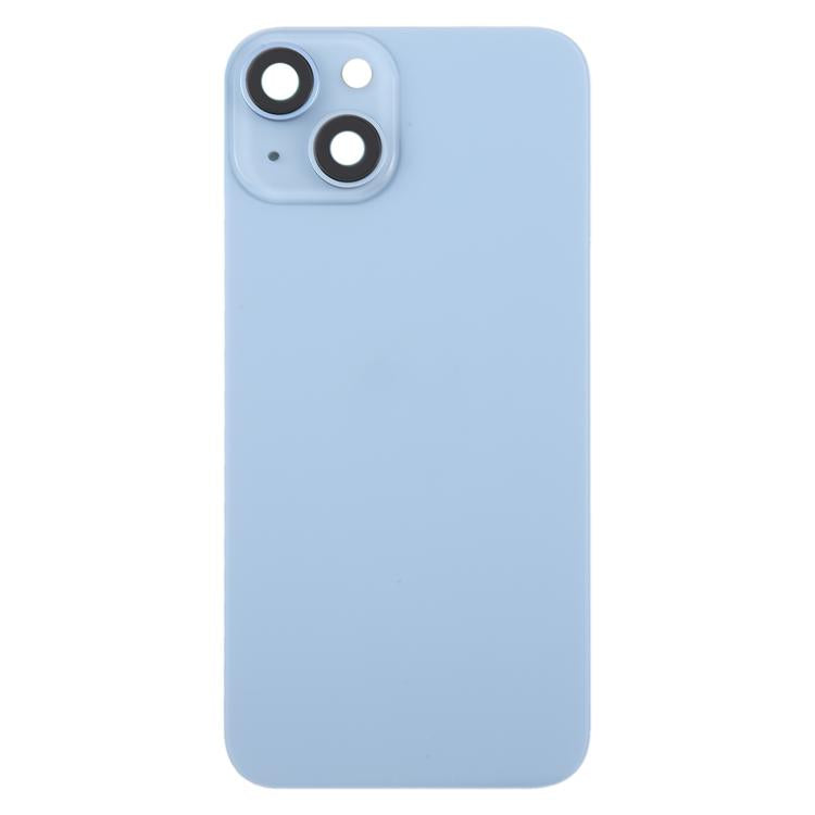For iPhone 14 EU Version Battery Back Cover with Middle Frame(Blue)