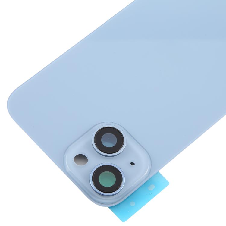 For iPhone 14 EU Version Battery Back Cover with Middle Frame(Blue)