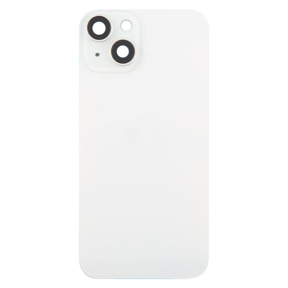 For iPhone 14 EU Version Battery Back Cover with Middle Frame(White)