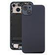 For iPhone 14 Plus China Version Battery Back Cover with Middle Frame(Black) - Back Cover by PMc TechLife | Online Shopping South Africa | PMc TechLife | Buy Now Pay Later Mobicred