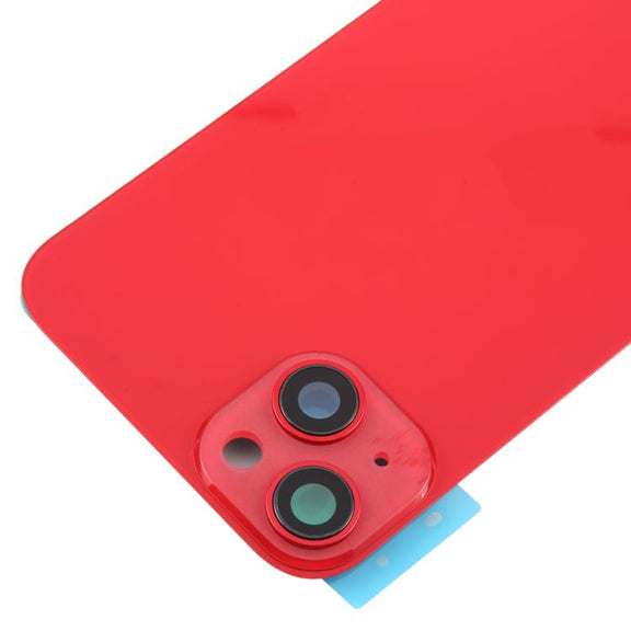 For iPhone 14 Plus China Version Battery Back Cover with Middle Frame(Red)